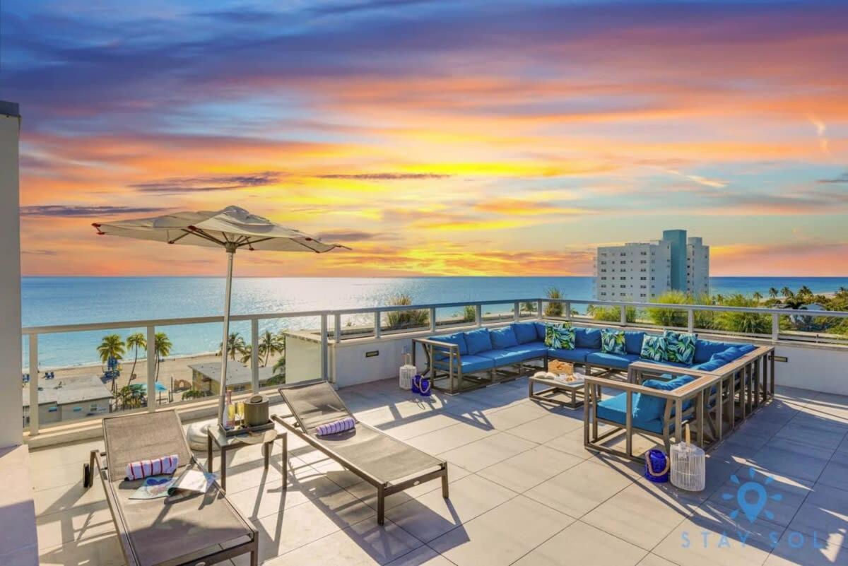 Hollywood Beach - Front Bay View - Amazing Pool Exterior foto