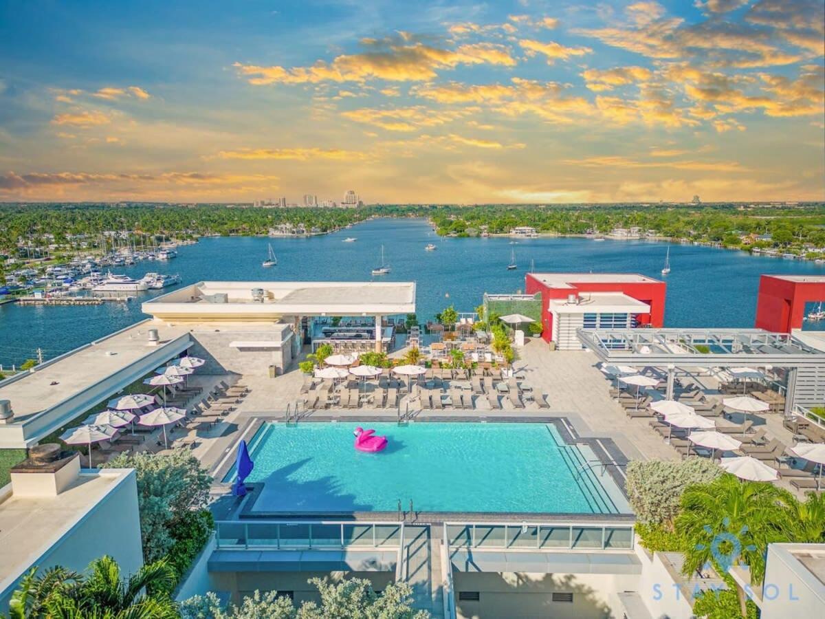Hollywood Beach - Front Bay View - Amazing Pool Exterior foto